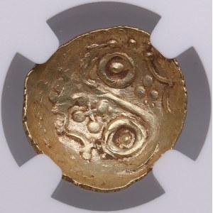 Celtic Britain, Corieltavi AV Quarter-Stater c. 60-20 BC - NGC AU