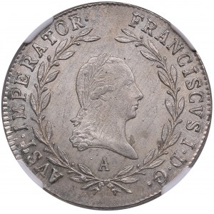Austria 20 Kreuzer 1817 A - NGC MS 64