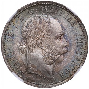 Austria 1 Florin 1885 - NGC MS 66