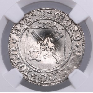 Dorpat Ferding 1521 - Johannes V Blankenfeld (1518-1527) - NGC AU 58