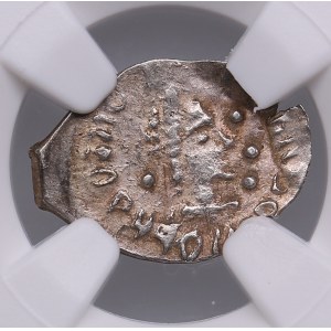 Russia AR Denga - Vasily The Blind (1447-1450) - NGC AU 55