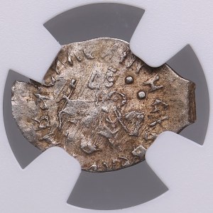 Russia AR Denga - Vasily The Blind (1447-1450) - NGC AU 55
