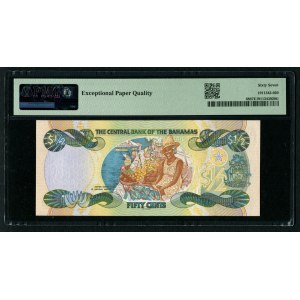 Bahamas 1/2 Dollar 2001 - PMG 67 EPQ Superb Gem Unc