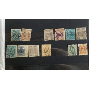 Collection of stamps - Mostly cancelled stamps of various places of Estonia (1 album)