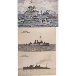 Group of postcards - Estonia - Sõjalaev Lembit (3)
