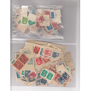 Group of stamps / envelope cut outs - mostly Estonia