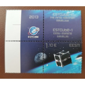 Estonia stamps Satellite 2013 - wrong perforation