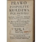 Lengnich Godfryd, Pospolite Law of the Polish Kingdom T. I-II in two volumes