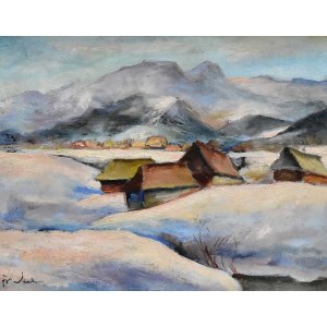 Francis MOLLO (1897-1967), Winteransicht von Giewont.