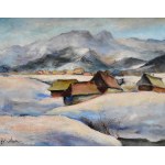 Franciszek MOLLO (1897-1967), „Zimowy widok na Giewont”