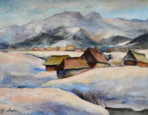 Franciszek MOLLO (1897-1967), „Zimowy widok na Giewont”