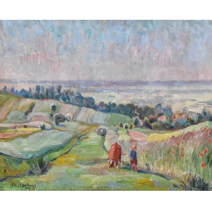 Franciszek MOLLO (1897-1967), Summer landscape from the Bochnia area, 1939
