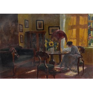 Bronisława RYCHTER-JANOWSKA (1868-1953), „Interesująca lektura”, 1923