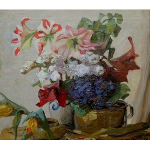 Ilka KUCZYÑSKA-FESSLER (1871-?), Still Life with Flowers.