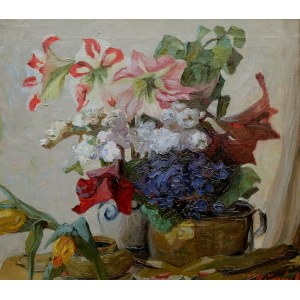 Ilka KUCZYŃSKA-FESSLER (1871-?), „Martwa natura z kwiatami”
