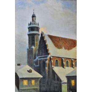Stanisław Ignacy FABIJAŃSKI (1865-1947), Kostel Božího Těla v Krakově.