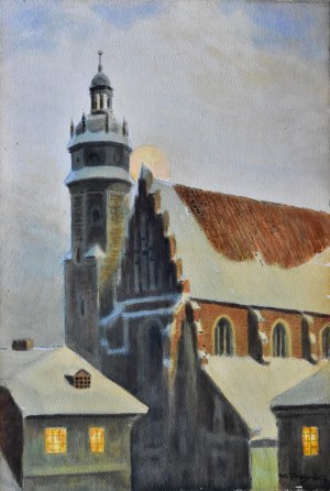 Stanisław Ignacy FABIJAŃSKI (1865-1947), „Kościół Bożego Ciała w Krakowie”