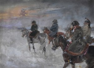 Jerzy KOSSAK (1886-1955), „Wizja Napoleona w odwrocie spod Moskwy”