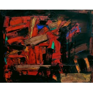 Jadwiga ŻOŁYNIAK (ur. 1949), „Czerwony księżyc”, 1997
