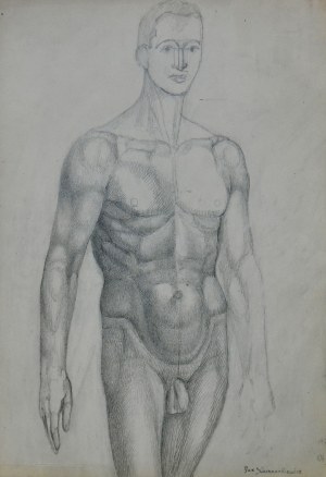 Jan KACZMARKIEWICZ (1904-1989), „Akt męski”, 1972