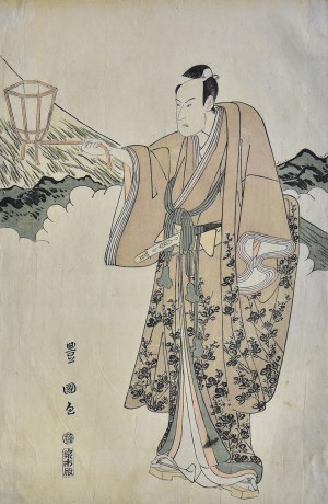 Utagawa TOYOKUNI I (1769-1825), „Aktor z latarnią”