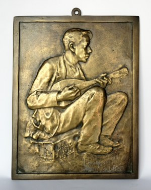 Henryk GLICENSTEIN (1870-1942), „Chłopiec z mandoliną”, 1896