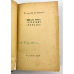 TYRMAND Leopold - Gorzki smak czekolady Lucullus - 1957 [wydanie I - Młodożeniec]