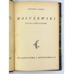 LANGE Antoni - Malczewski und verschiedene Erotiken - Warschau 1931