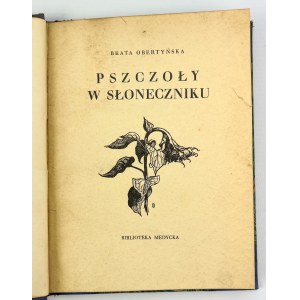 OBERTYŃSKA Beata - Pszczoły w słoneczniku - Lwów 1927