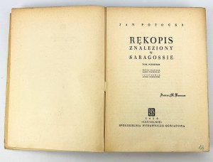 POTOCKI Jan - Rękopis znaleziony w Saragossie - Warsaw 1950