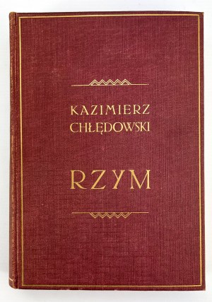 CHŁĘDOWSKI Kazimierz - Rzym - Ludzie odrodzenia - Lwów 1933