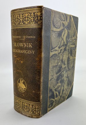 MALISZEWSKI Edward and Olszewicz Bolesław - Podręczny słownik geograficzny - Warszawa 1925 [rare and beautiful binding].