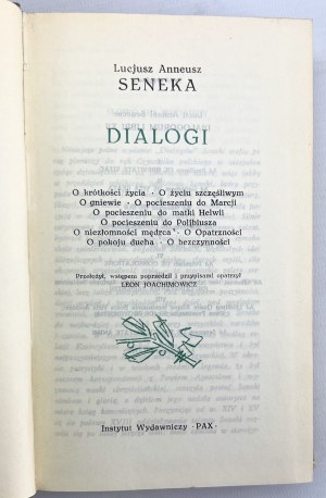 SENEKA - Dialogues - Warsaw 1963