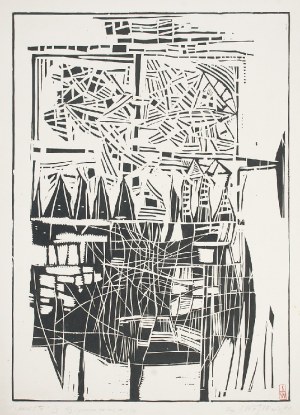 Stanisław Michał WÓJTOWICZ (1920-1991), Miasto IV, 1961