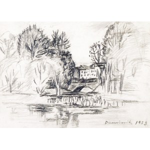 Tadeusz DOMINIK (1928-2014), Panorama z mostkiem, 1953