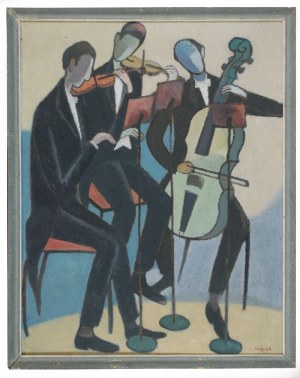 Adam Aron MUSZKA (1914-2005), Przed koncertem - Trio, przed 1964