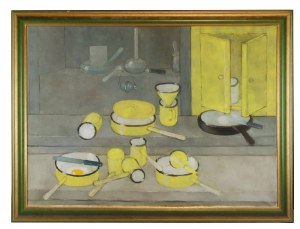 Kiejstut BEREŹNICKI (ur. 1935), Martwa natura z żółtymi naczyniami, 1997