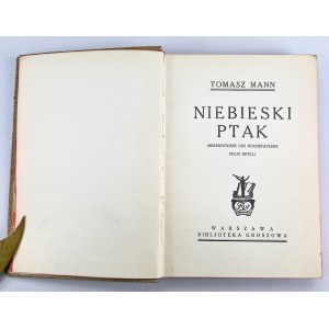 MANN Tomasz - Niebieski Ptak - Warszawa 1929