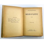 MORSTIN Ludwik Hieronim - Kłos Panny - Warszawa 1938