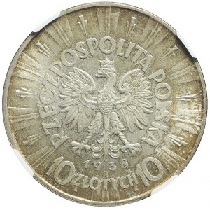 10 gold 1938, Pilsudski, rarer