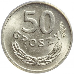 SAMPLE, 50 pennies 1957, nickel, minted