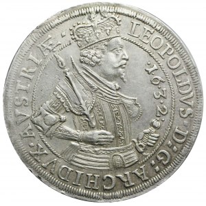 Tyrol, Leopold V, thaler 1632, Hall
