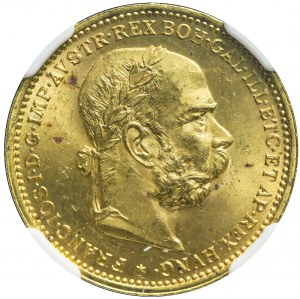 Austria, Franciszek Józef, 20 koron 1893, Wiedeń, piękne