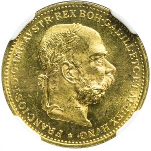 Austria, Franciszek Józef, 20 koron 1894, Wiedeń, piękne