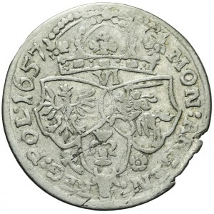 Jan II Kazimierz, Szóstak 1657 IT, Kraków