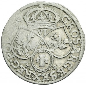 John II Casimir, Sixpence 1660 TLB, Cracow, without borders