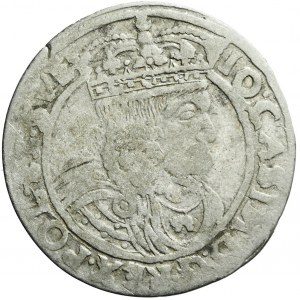 John II Casimir, Sixpence 1662 GBA, Lvov, without the Slepowron coat of arms, rare