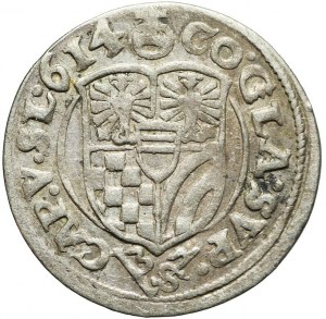 Śląsk, Księstwo Ziębicko-Oleśnickie, Karol II, 3 krajcary 1614, Oleśnica