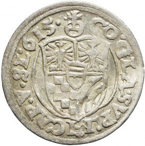 Śląsk, Księstwo Ziębicko-Oleśnickie, Karol II, 3 krajcary 1615, Oleśnica