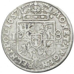 Jan II Kazimierz, Ort 1657 IT SCH, Kraków